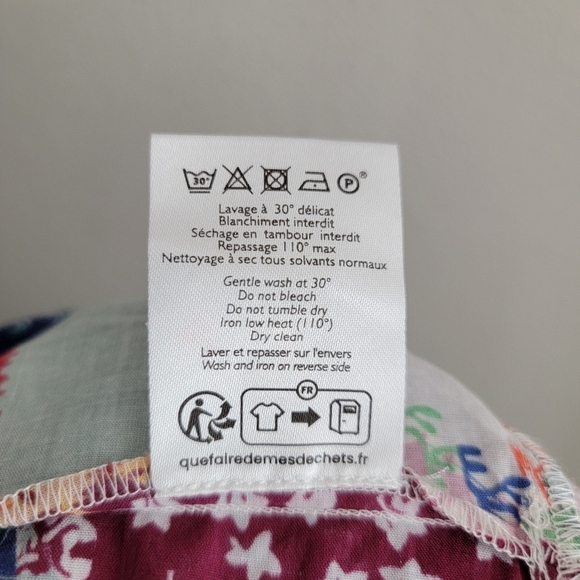 Sezane Mazy Top in Patchwork Vintage size 36 NWT - Picture 8 of 9